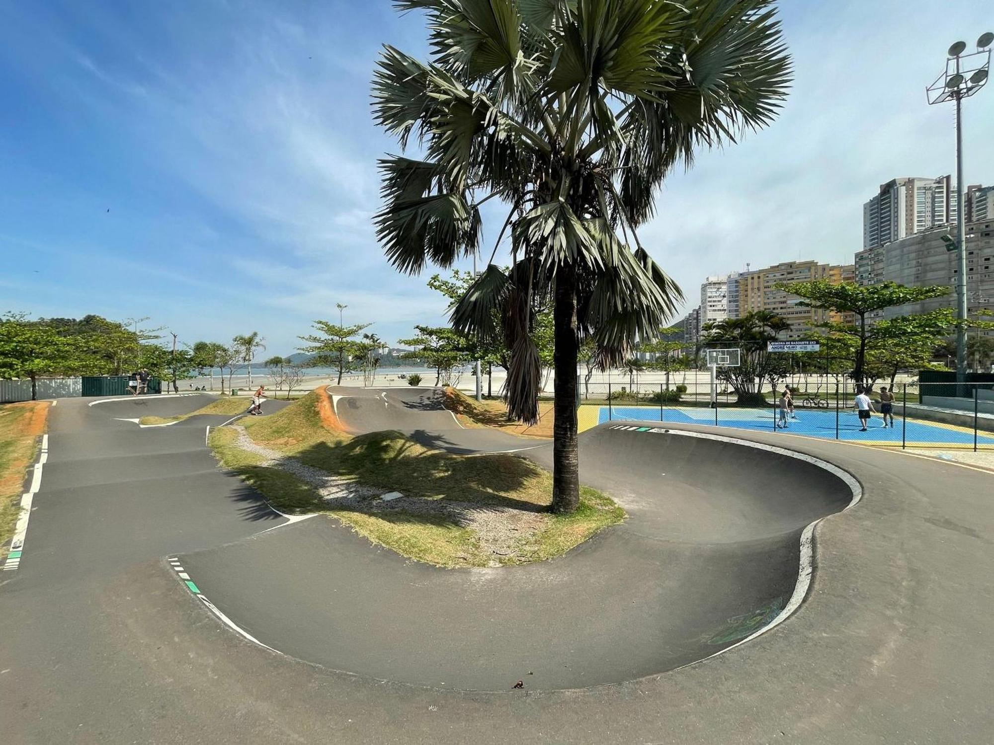 Ap Pe Na Areia Vista Parcial Mar Daire Santos  Dış mekan fotoğraf