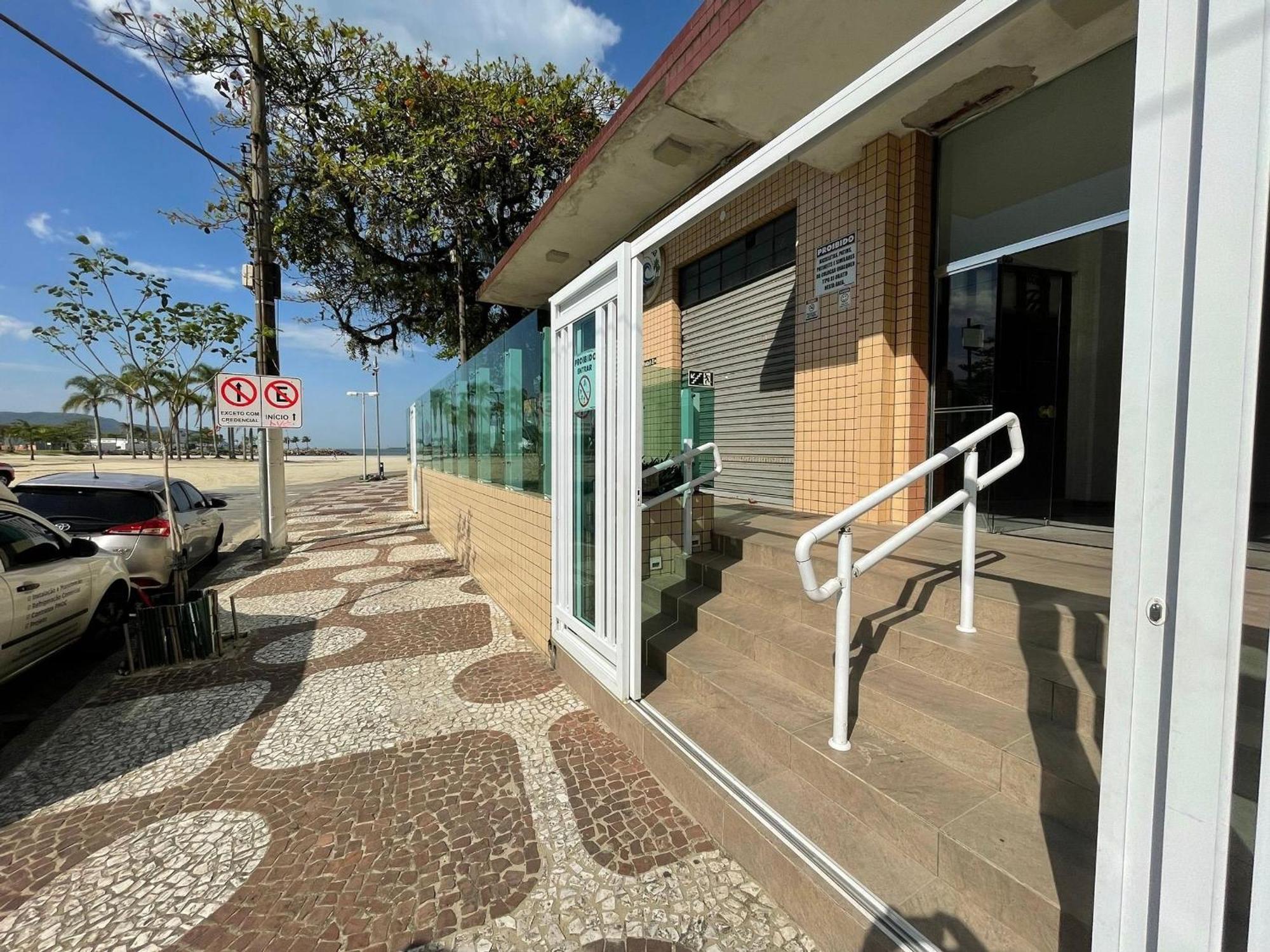Ap Pe Na Areia Vista Parcial Mar Daire Santos  Dış mekan fotoğraf
